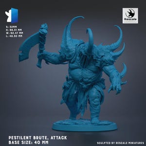 Pestilent Brutes by Rescale Miniatures | Unpainted | Print on Demand | Use Code FREESHIP50