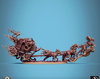 Wraith Wagon by Rescale Miniatures | Unpainted | Print on Demand