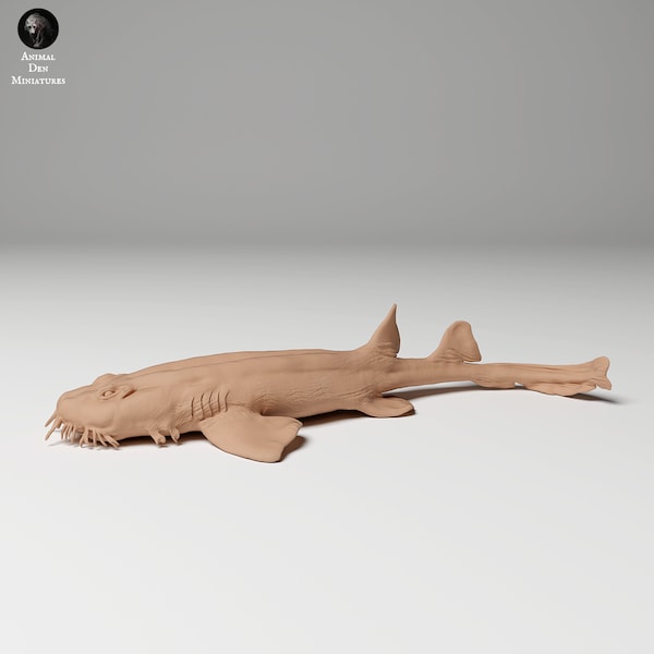 Spotted Wobbegong Shark 1:24 scale by Animal Den Miniatures | Unpainted | Print on Demand
