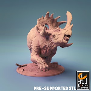 Sinoceratops by Rescale Miniatures | Unpainted | Print on Demand | Use Code FREESHIP50