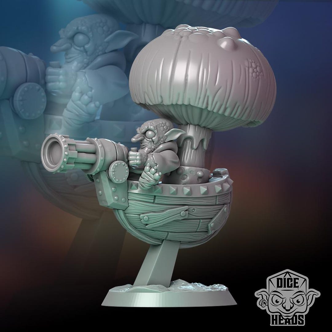 Goblin Gunner by Dice Heads Unpainted Print on Demand Use Code ...