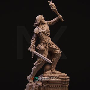 Nameless Hero, Helmetless by Nerikson | Unpainted | Print on Demand | Use Code FREESHIP50