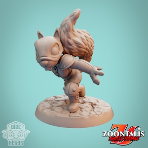 Squirrel Guild by Dice Heads | Unpainted | Print on Demand | Use Code FREESHIP50