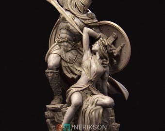 Medusa and Perseus by Nerikson | Unpainted | Print on Demand | Use Code FREESHIP50