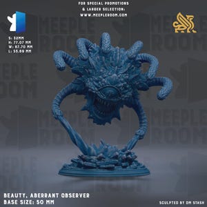 Beauty, Aberrant Observer by DM Stash | Miniature | TTRPG | Unpainted | Print on Demand
