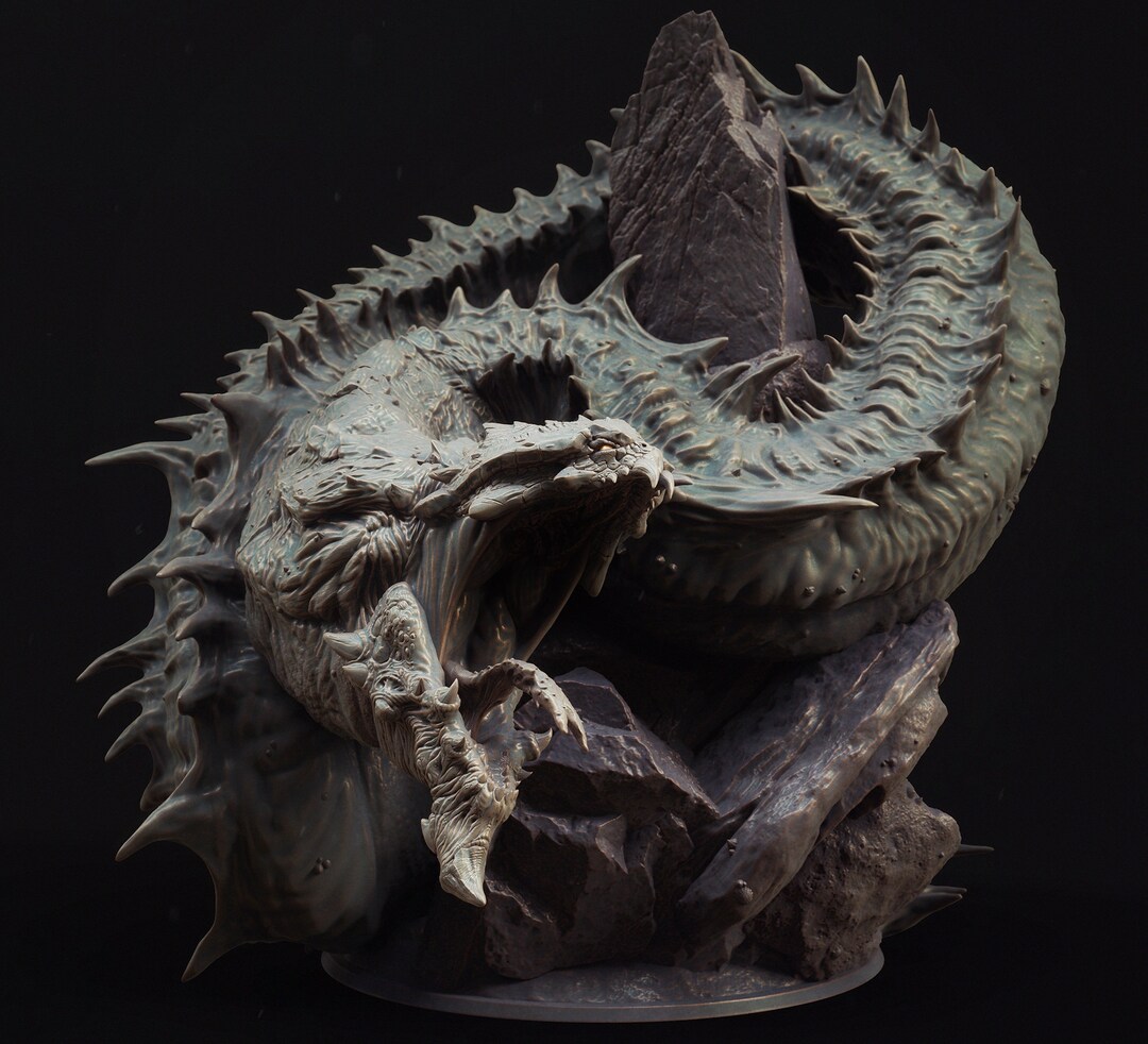 Jormungandr by Rescale Miniatures | Unpainted | Print on Demand 