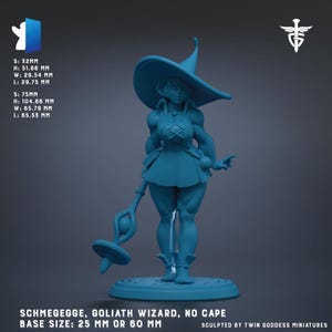 Schmegegge, Goliath Wizard by Twin Goddess Miniatures | Unpainted | Print on Demand | Use Code FREESHIP50