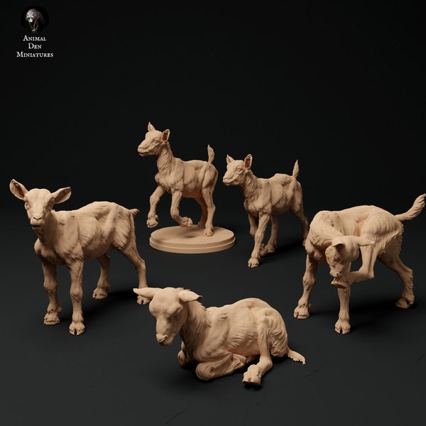 Alpine Goat Kids 1:24 scale by Animal Den | Please Read Description