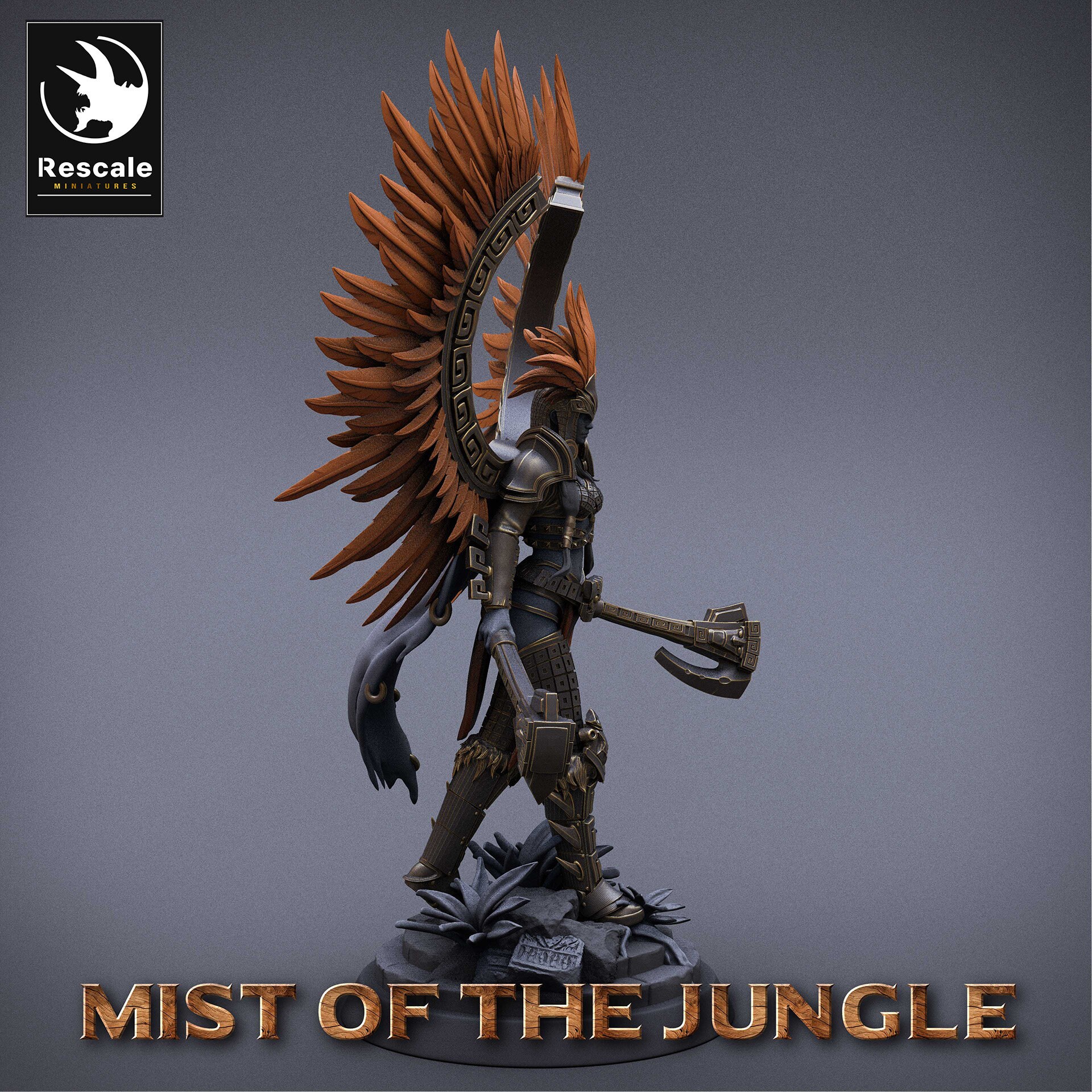 Amazonian General by Rescale Miniatures | Unpainted | Print on Demand ...