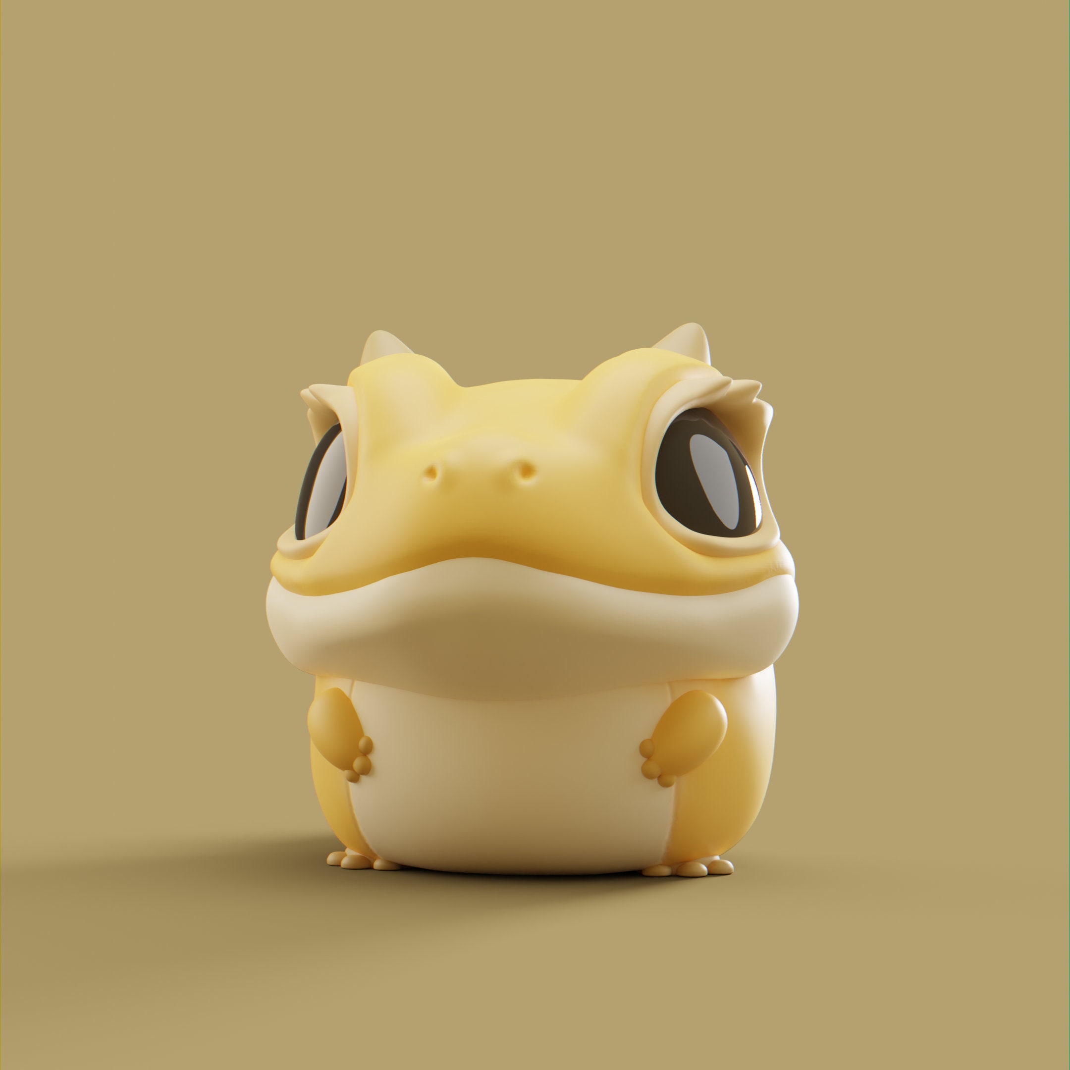Fat-tailed Gecko by Grumpii | Unpainted | Print on Demand - Etsy
