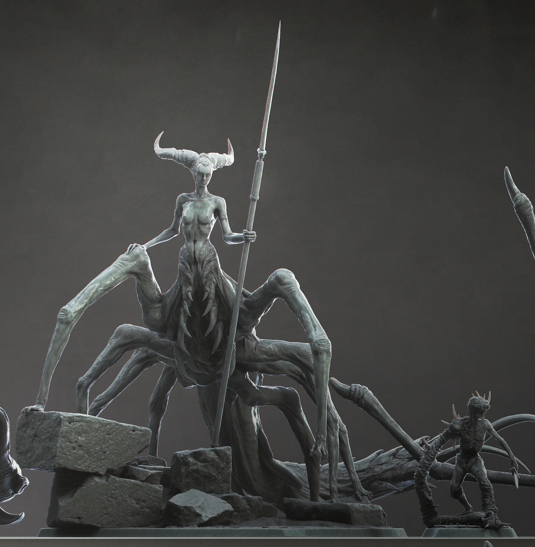 Mistress of Corruption by Rescale Miniatures | Unpainted | Print on Demand | Use Code FREESHIP50