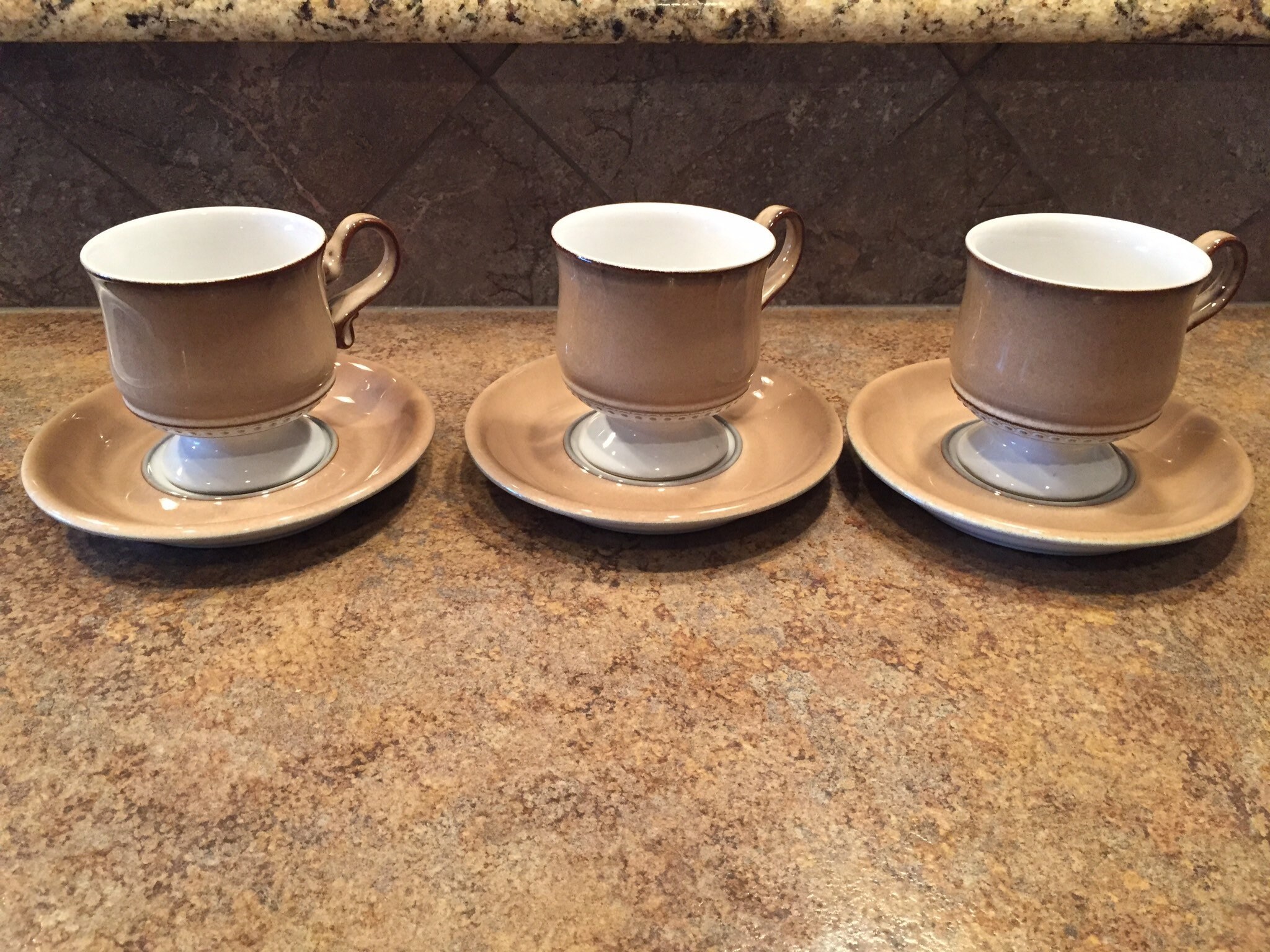 Denby vintage Seville brown cup and saucer Etsy