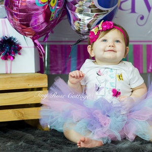 Butterfly Birthday Outfit. Birthday Shirt/body Suit With Tutu - Etsy