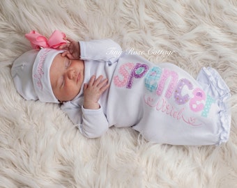 personalized baby gowns