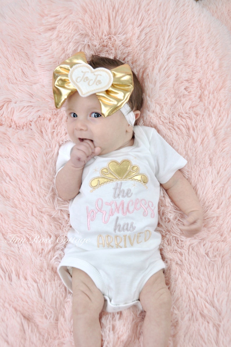 The Princess has arrived in Gold Embroidered Body Suit