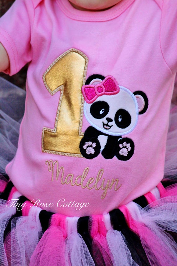 huella dactilar Prisión vida Camiseta de cumpleaños de Panda brillo. En rosa y oro. Camisa - Etsy España