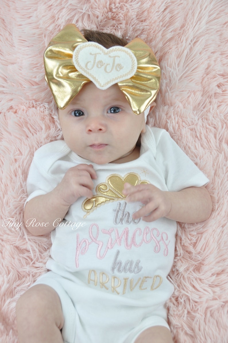 The Princess has arrived in Gold Embroidered Body Suit