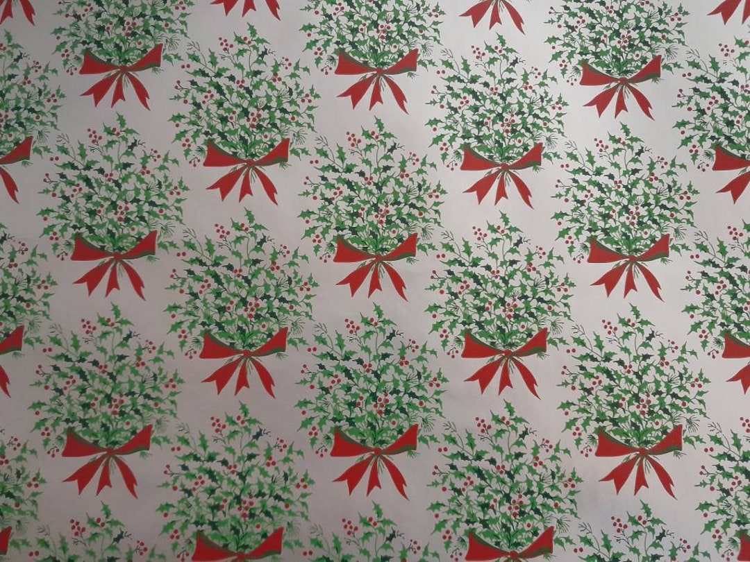 Vintage Mid Century Christmas Department Store Gift Wrapping Etsy