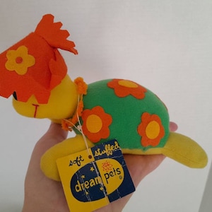Vintage 1975 Dakin Dream Pets Turtle Honolulu Harry New with Tag