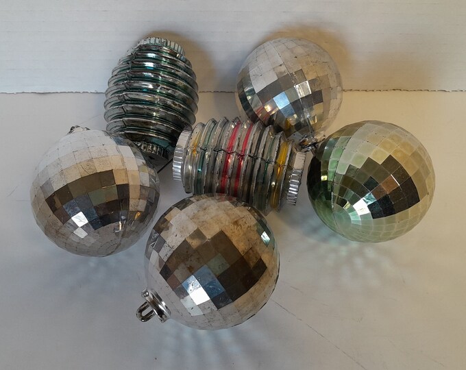 Vintage 1960s Bradford Plastic Christmas Tree Ornaments Lot of 6 Etsy