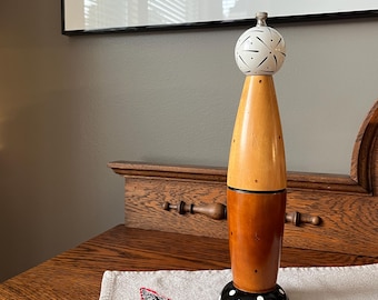 Vintage Pepper or Salt Mill, Robert Wilhelm, William Bounds, 13" Tall, Vintage 1990, Adjustable, Made in USA