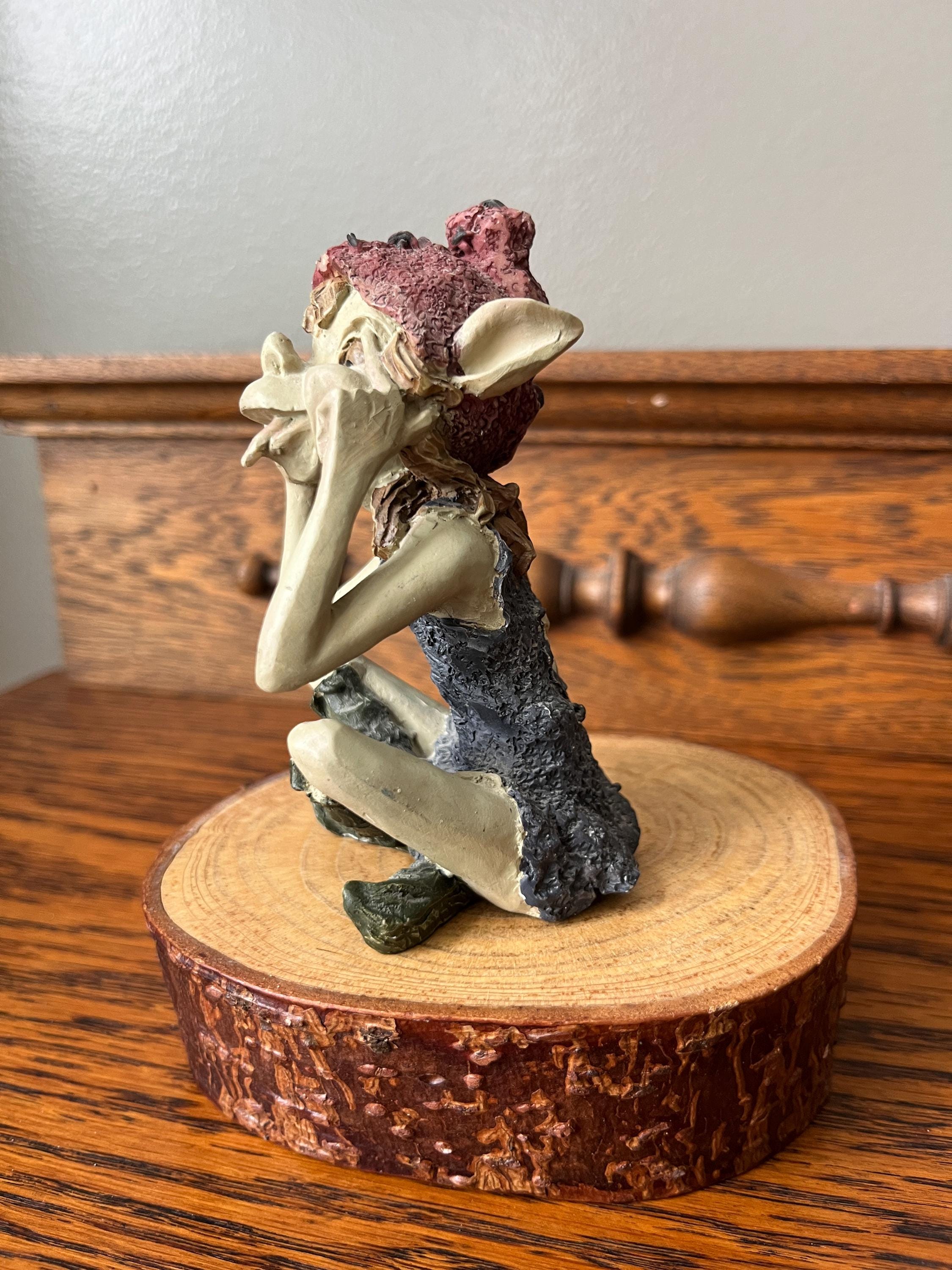 Vintage Pixie Figurine, See No Evil, 1990s, Anthony Fisher England