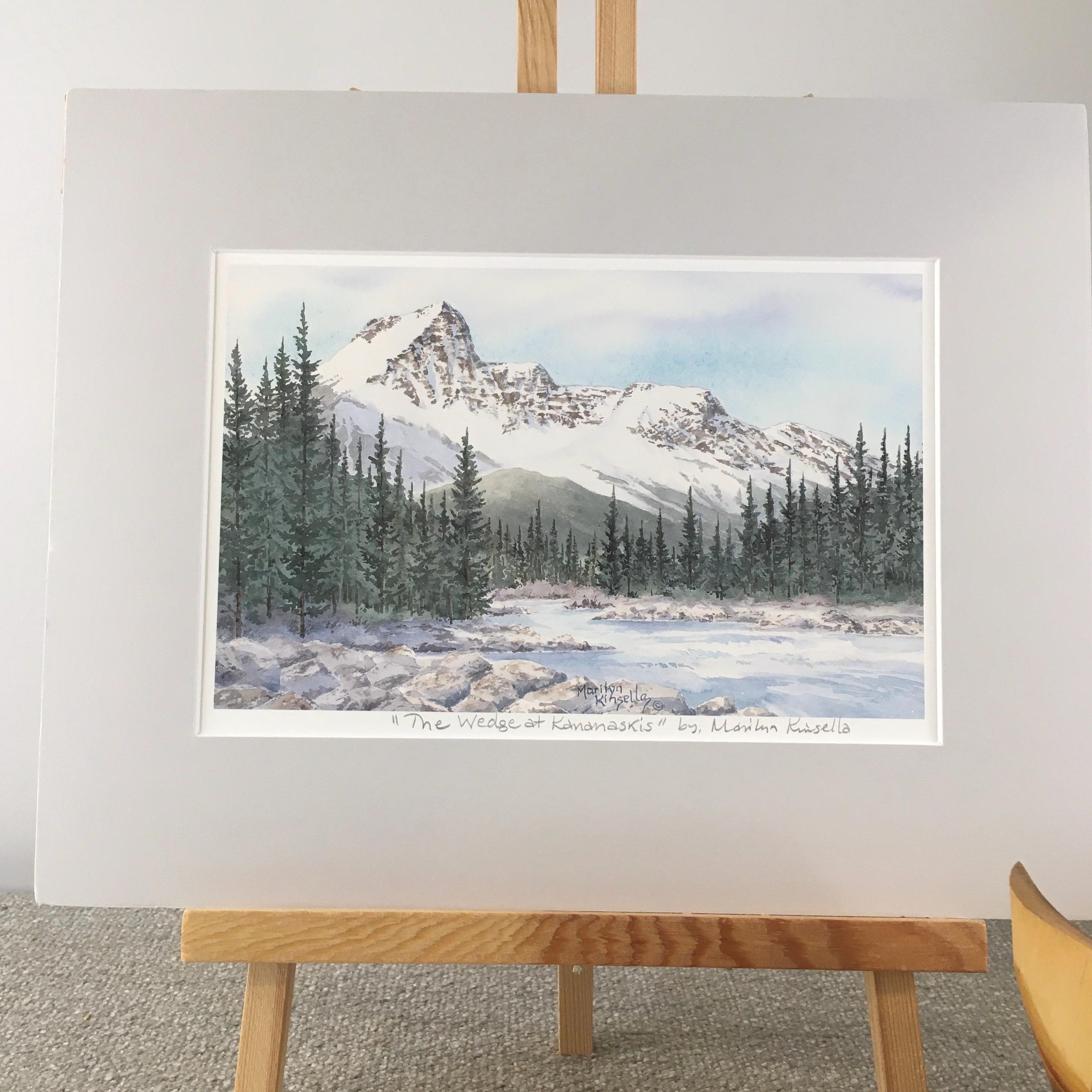 絵画 Winter Mountains W118 Winter Sunset Mt Shuksan, Washington | Randall J Hodges