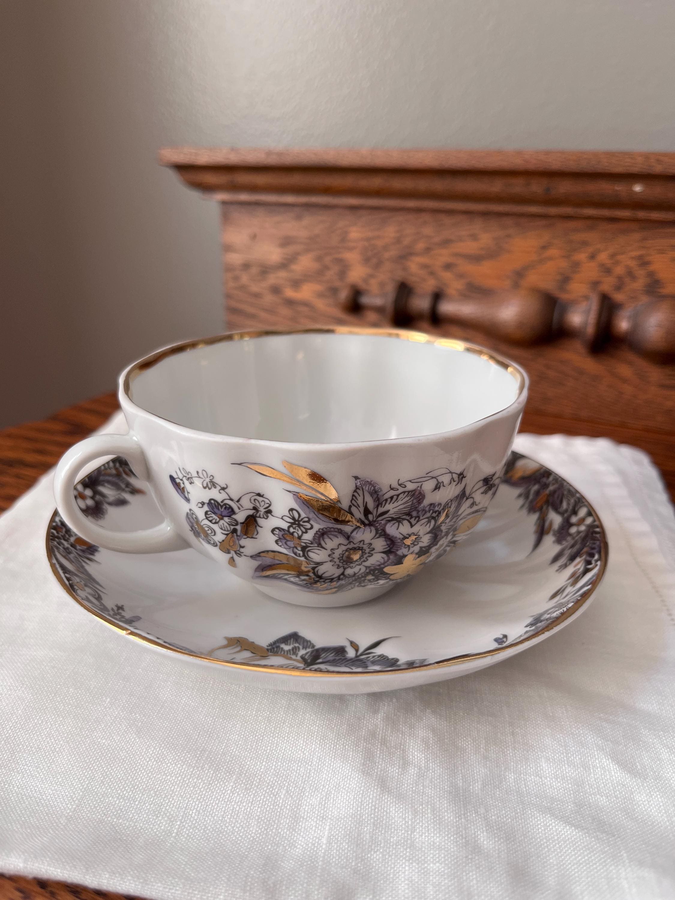 Lomonosov Imperial Cup and Saucer Set, Reflections Collection
