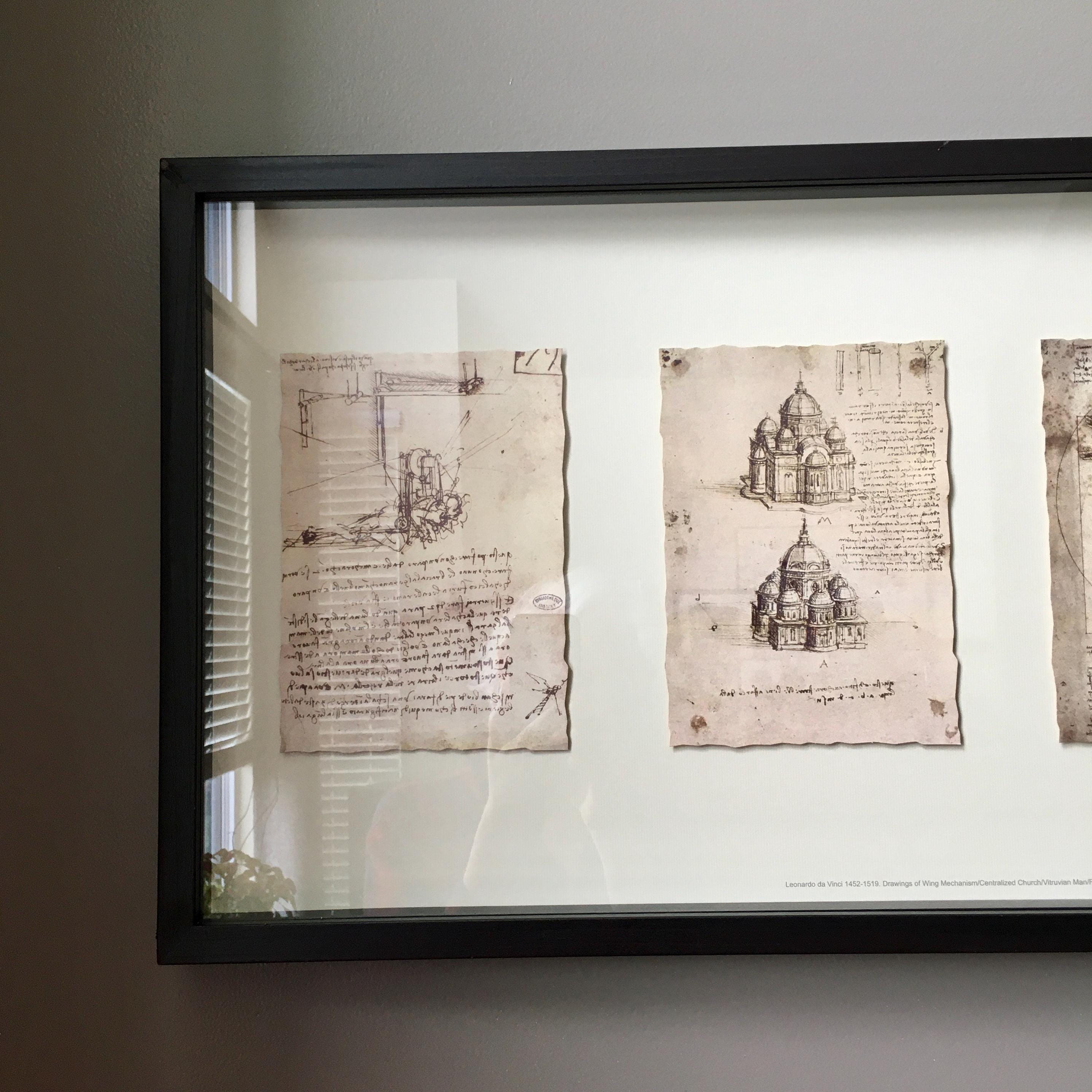 LEONARDO Da VINCI, IKEA Olunda, 5 Illustrations, Wing Mechanism