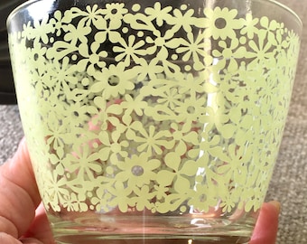 IKEA Godta Glass Bowls, set of 9, green, 1990, Made in France