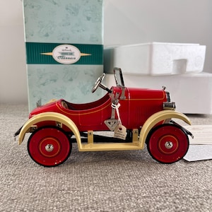 1926 STEELCRAFT SPEEDSTER, Hallmark Kiddie Car Classics, Vintage 1997, Novo na Caixa, 1º da Série 24198, Edição Limitada. Por favor, leia.