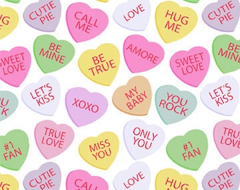 personalized conversation heart candy