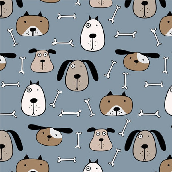 Cute Animal Fabric, Cute Dog Fabric, Cute Cat Fabric, Custom Printed Fabric (DG10)