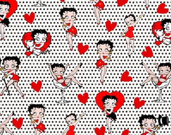 Betty Boop Fabric Etsy