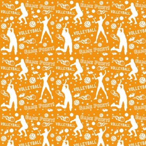 Sport Fabric, Volleyball Fabric By the yard, Custom Printed Fabric (VLB2)