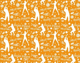 Sport Fabric, Volleyball Fabric By the yard, Custom Printed Fabric (VLB2)