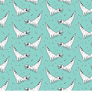 Dinosaur Fabric, Dino Pattern, Dino Fabric Origami Dinos Fabric Origami Dinosaurs Fabric By The Yard (DINO15)