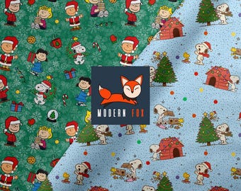 WNT436 -  Christmas Movies: Christmas Party Fabric, Custom Print Fabric