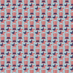 Star Spangled Fabric, Patriotic Stars Fabric, White Stars Red Stars Blue Stars Fabric, Fourth of July Fabric by the Yard (ID11)