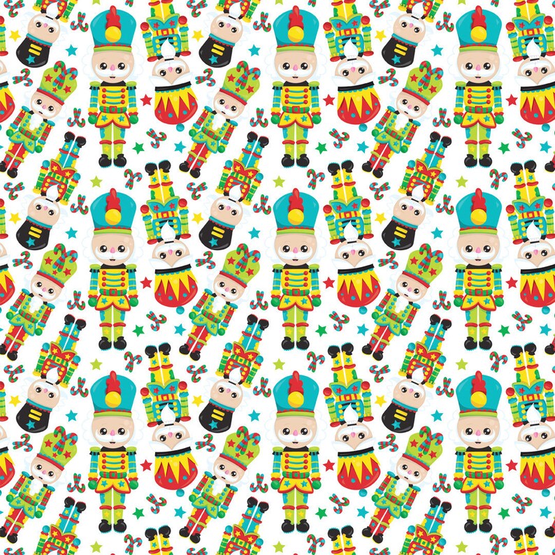 Winter Fabric Nutcracker Fabric Christmas Fabric Custom Etsy