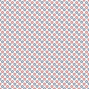 Star Spangled Fabric, Patriotic Stars Fabric, White Stars Red Stars Blue Stars Fabric, Fourth of July Fabric by the Yard (ID15)