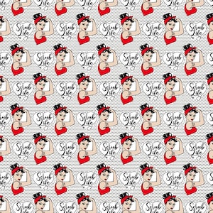 Scrub Life Fabric, Nurse Fabric, Medical Fabric, Health Care Fabric, Health Fabric, Custom Printed Fabric (NLF6)