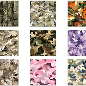 CAMO6 - Wood, Camo, Hunting, Realistic Tree, Outdoor, Tree Camouflage, Custom Printed Fabric by The Yard