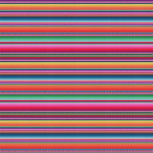 Colorful Serape Fabric, Mexican Pattern Fabric, Serape Stripes Fabric, Custom Printed Fabric (SRP2)