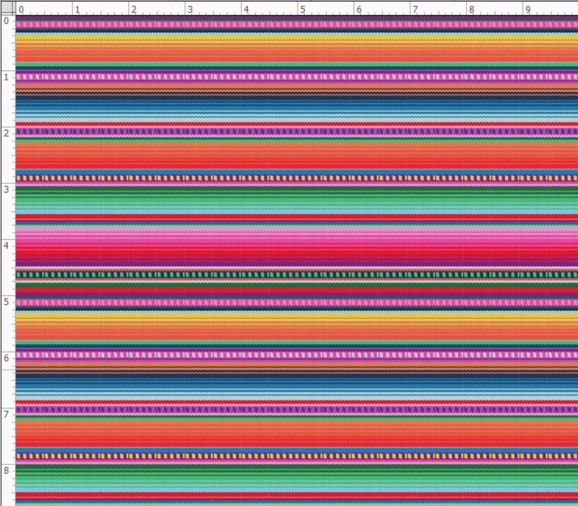 Colorful Serape Fabric Mexican Pattern Fabric Serape Stripes | Etsy