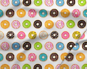 Donuts, Sweets Pattern Fabric (DNUT2)
