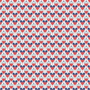 Star Spangled Fabric, Patriotic Stars Fabric, White Stars Red Stars Blue Stars Fabric, Fourth of July Fabric by the Yard (ID8)