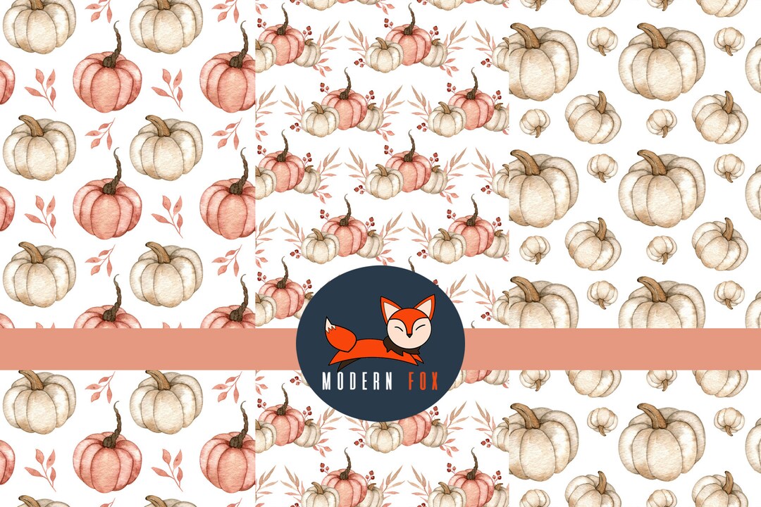 Fall Pumpkin by the Yard, Fall Season Fabric, Pumpkin Patch Fabric ...