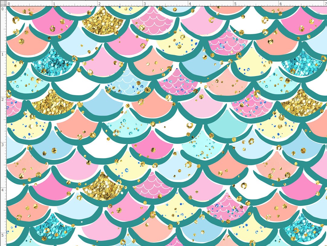 Ombre Peach Mermaid Scales Fabric By The Yard - Pastel Scales Fabric -  Mermaid Scale Fabric – Pip Supply