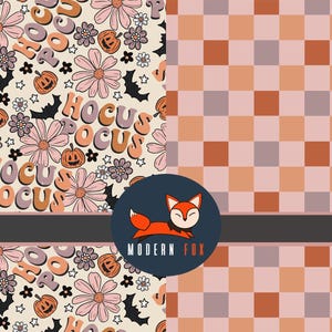 Pocus Halloween Fabric By The Yard, Witch Fabric, Ghost Fabric, Custom Printed Fabric By The Yard (HAL181)